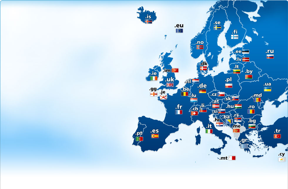 Domains aus Europa registrieren