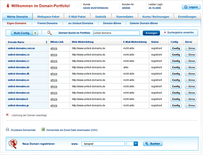 Domain-Portfolio