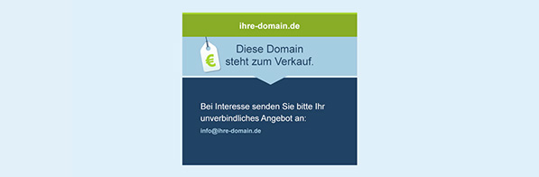 Parking-Seite von united-domains