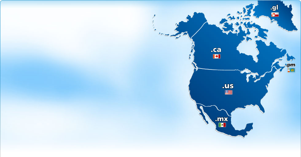 Domains aus Nordamerika registrieren